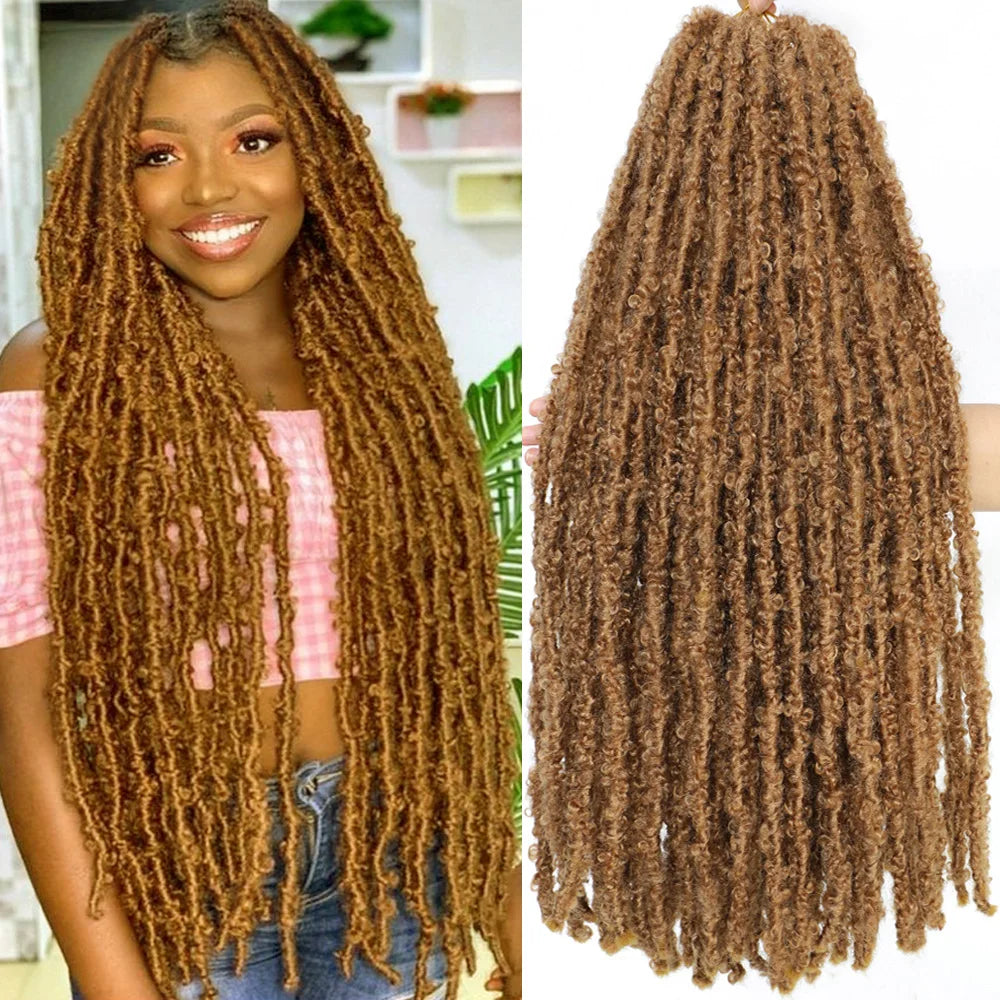 18 24 36 Inches Butterfly Locs Crochet Hair