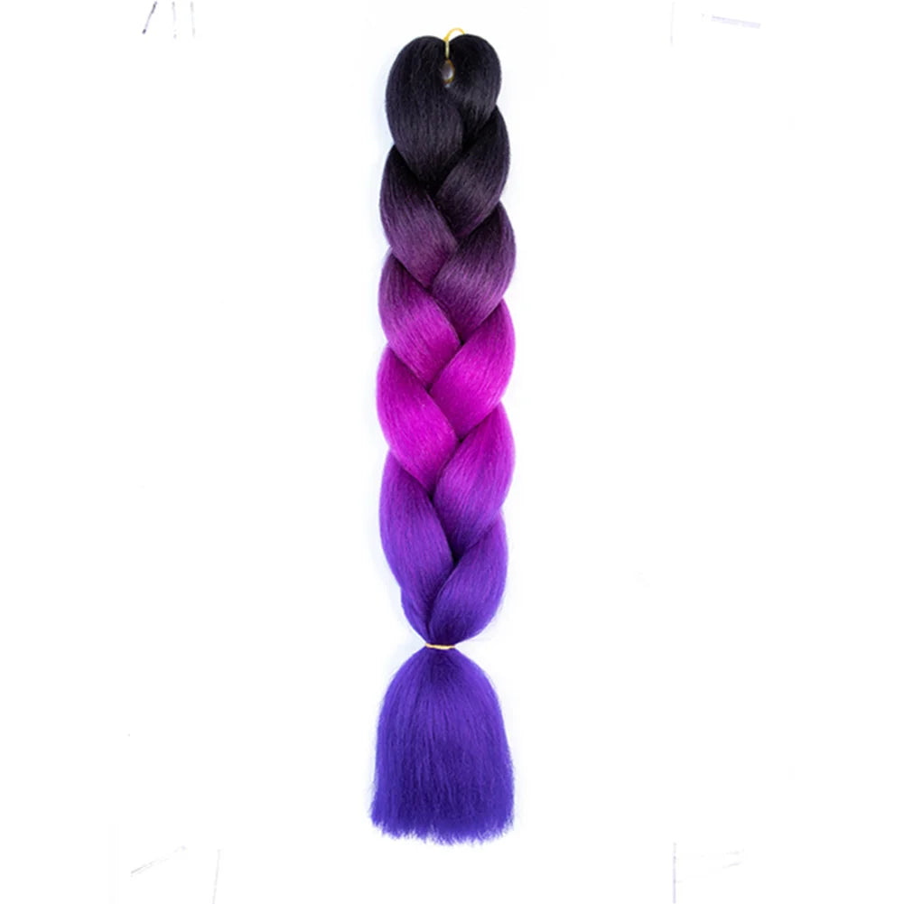 24 Inches Ombre Jumbo Braiding Hair Synthetic