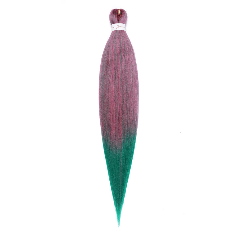 Pre-stretched Synthetic Braiding Hair Ombre