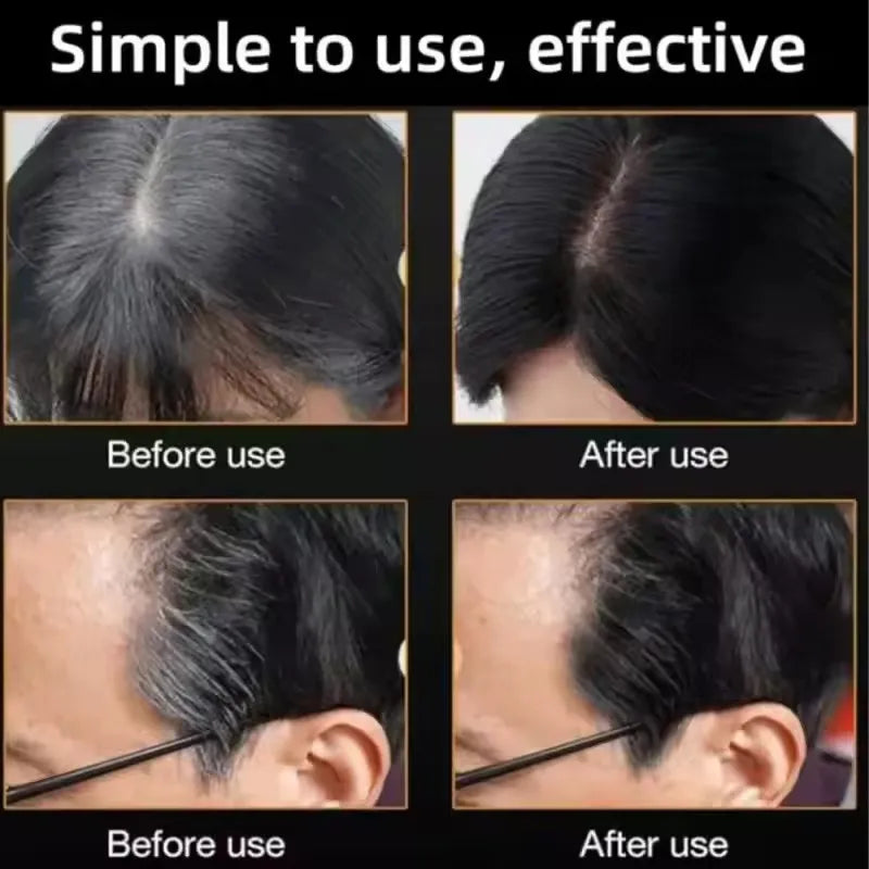 20g Quick Hair Dye Stick - Permanent Coverage, Long-Lasting Effect, Portable Applicator Brush Design, Touch Up the Color at Home