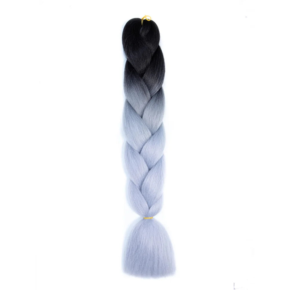 24 Inches Ombre Jumbo Braiding Hair Synthetic