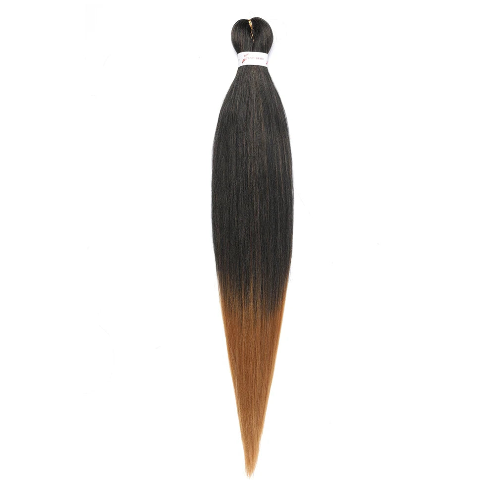 Pre-stretched Synthetic Braiding Hair Ombre