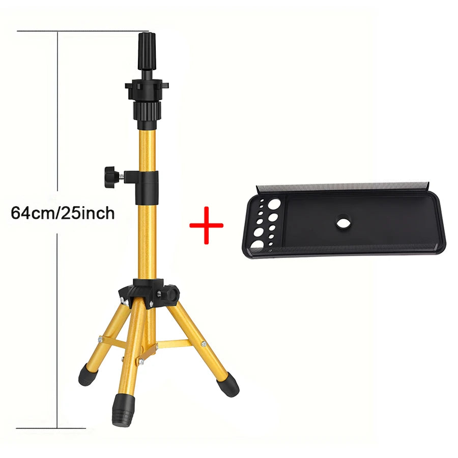 Multifunction Hair Extension Holder Hair Extension Tray with Wig Stand wig tripod Easy To Place Salon Hairdressing Styling Tool