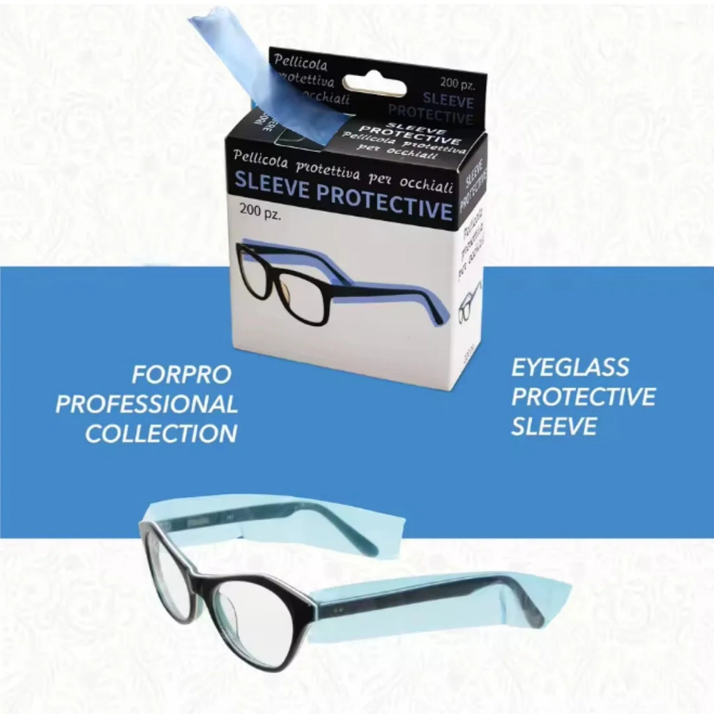 200ps/Box Salon Hairdresser Disposable Glasses Leg Sleeves Cover Hair Dye Tools Pro Hairdressing Eyeglasses Protector  Accessory