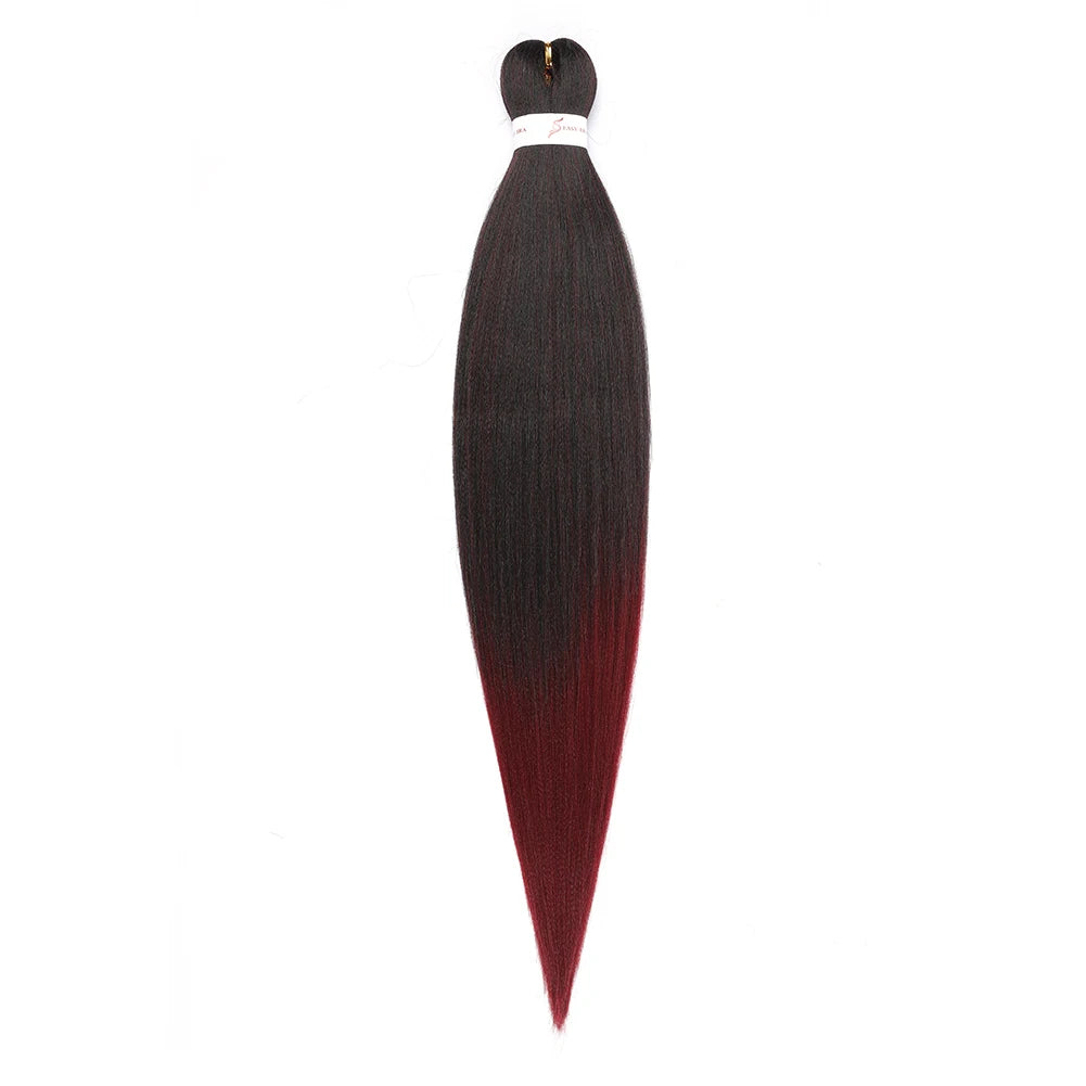 Pre-stretched Synthetic Braiding Hair Ombre
