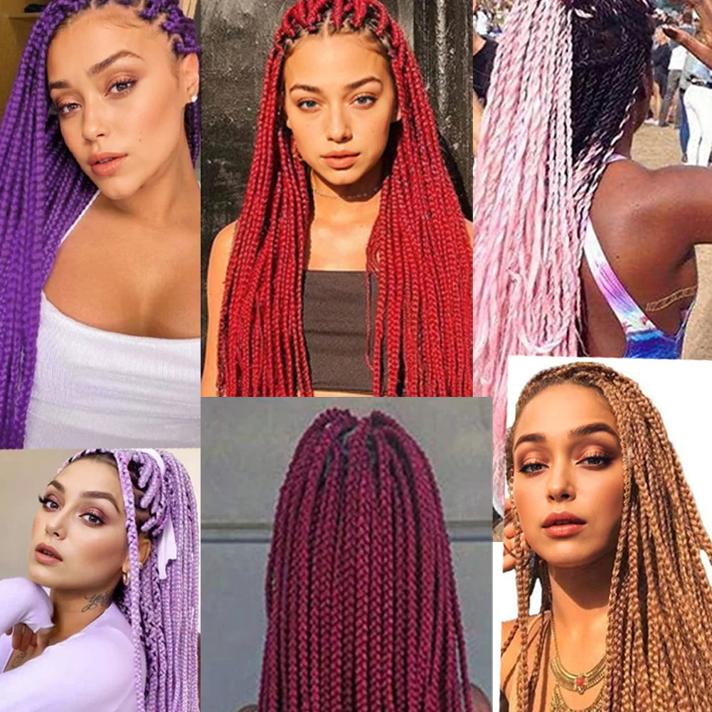 24 Inches Ombre Jumbo Braiding Hair Synthetic
